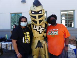Black & Gold Takeover 2022 Jones Staff with Knightro